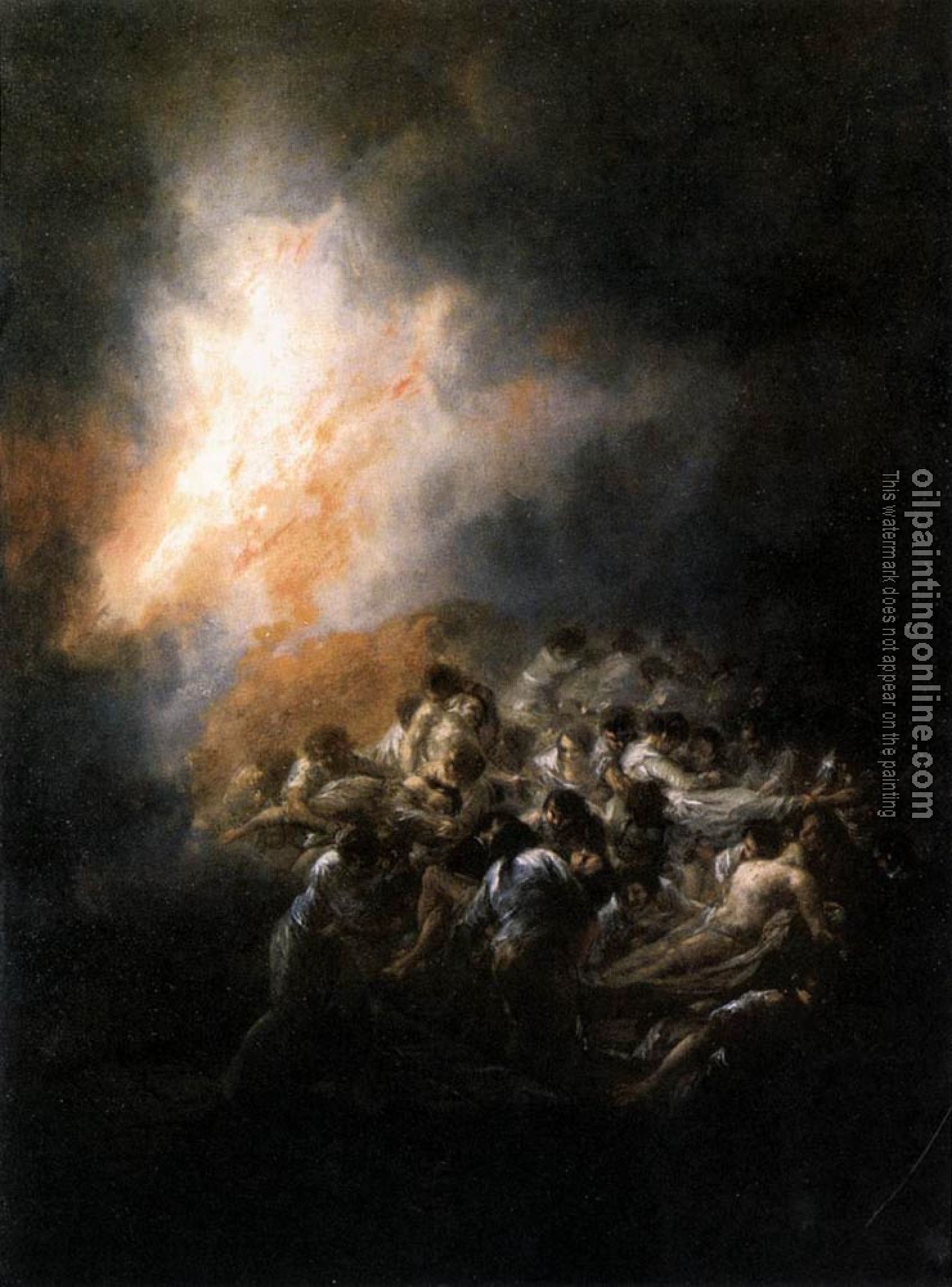 Goya, Francisco de - Fire at Night